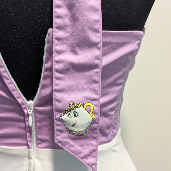 Disney Parks Exclusive Chip Dress XS Beauty & the Beast Dapper Day Disneybound - Picture 10 of 13